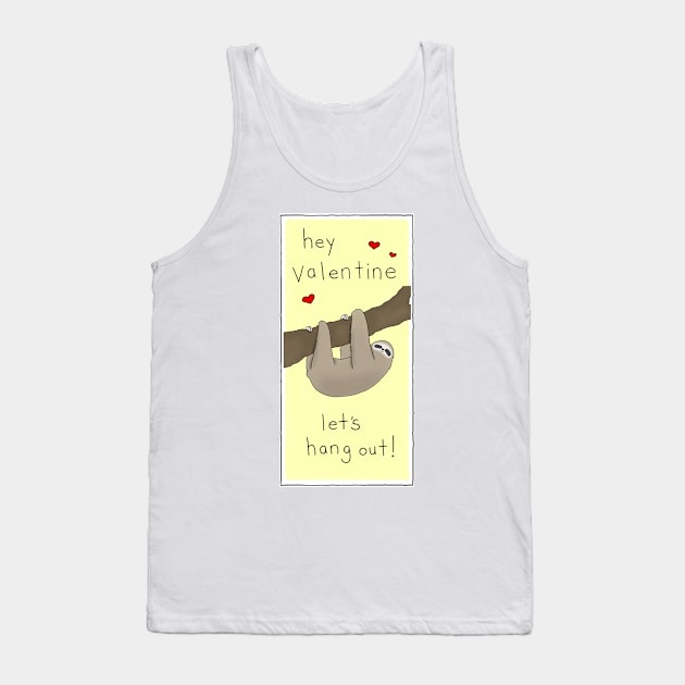 Hey Valentine - Let's Hang Out Tank Top by Liz Climo